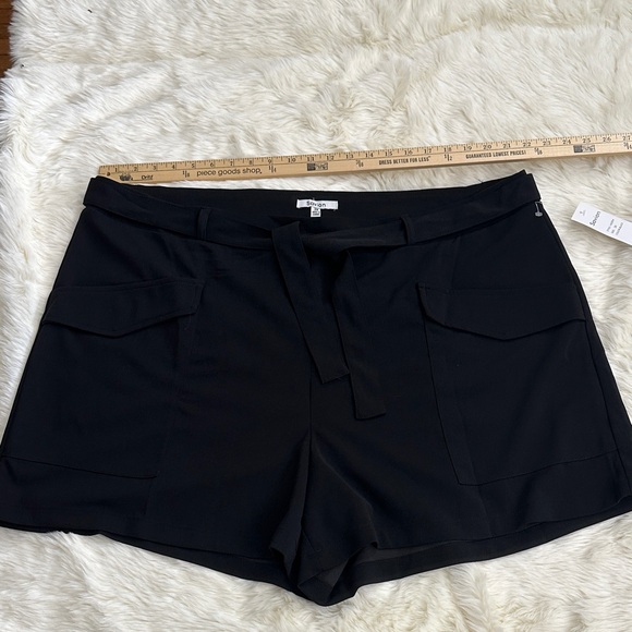 Savion 3X Black Dressy Shorts NWT - Picture 2 of 6
